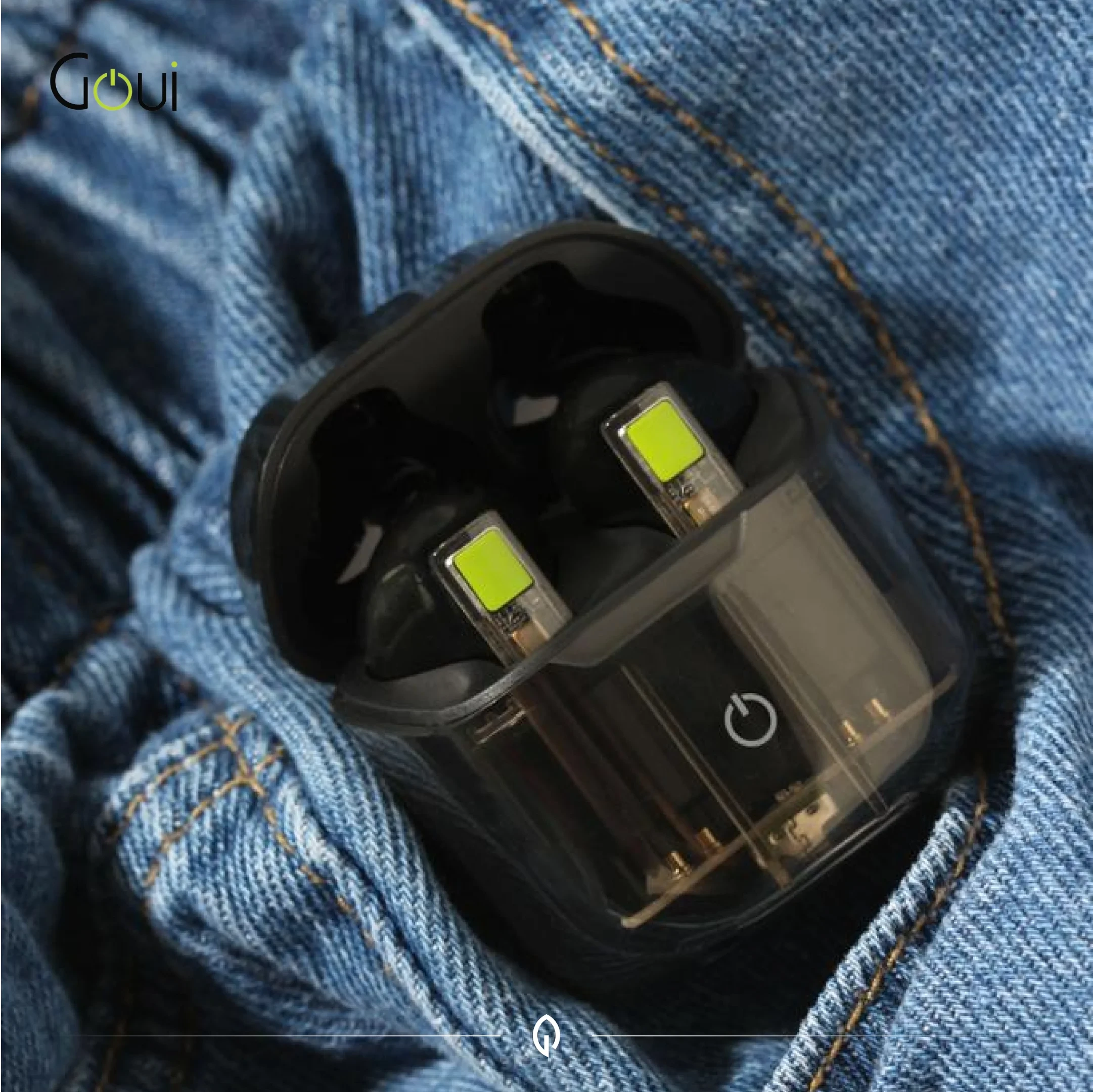 Goui G•Pods Écouteurs Sans Fil - Transparent